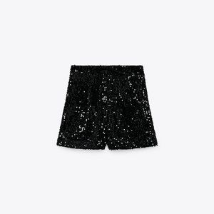 ZARA Sequin High Waisted Shorts - Like New!